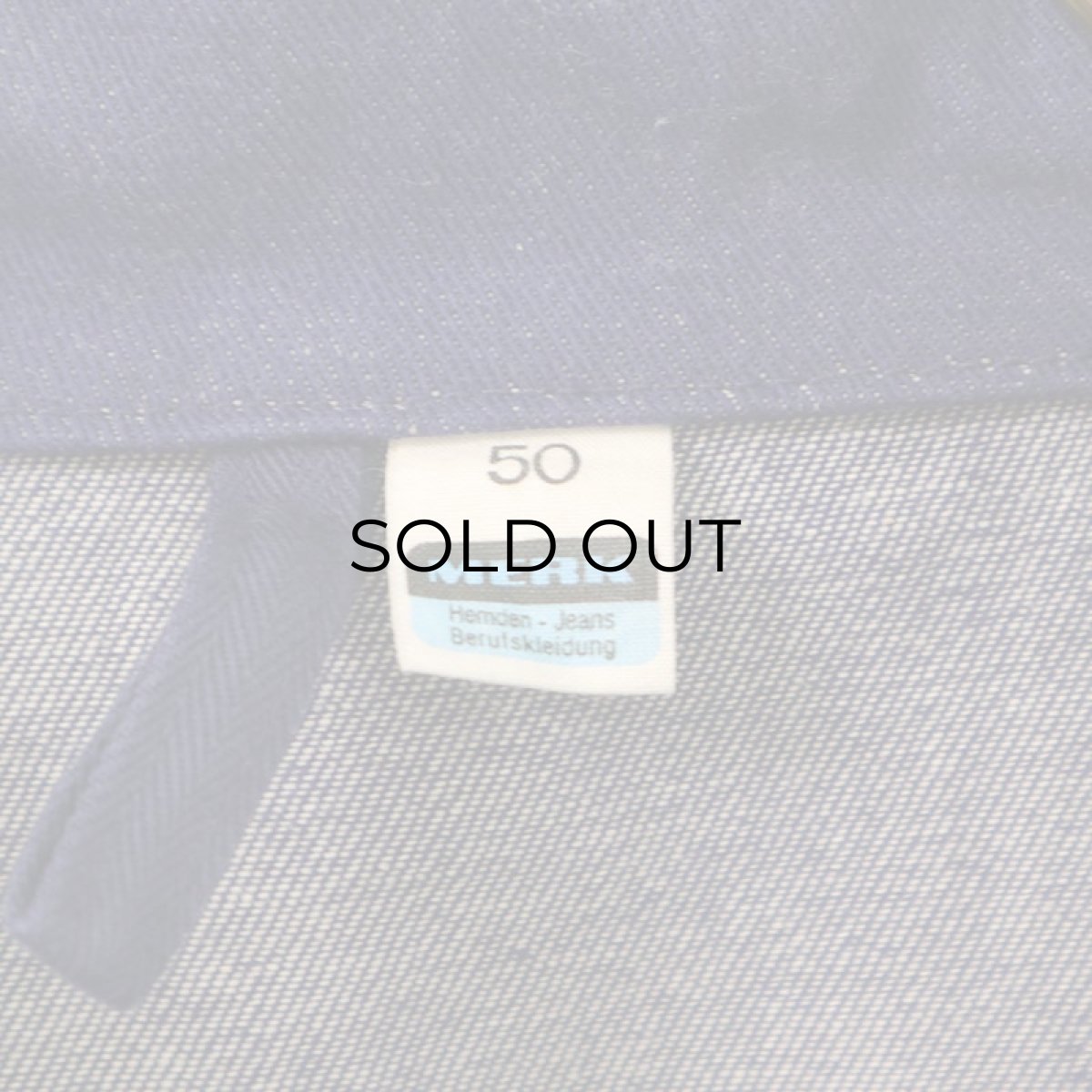 画像9: OLD MERK COTTON DENIM GERMAN WORK JACKET (9)