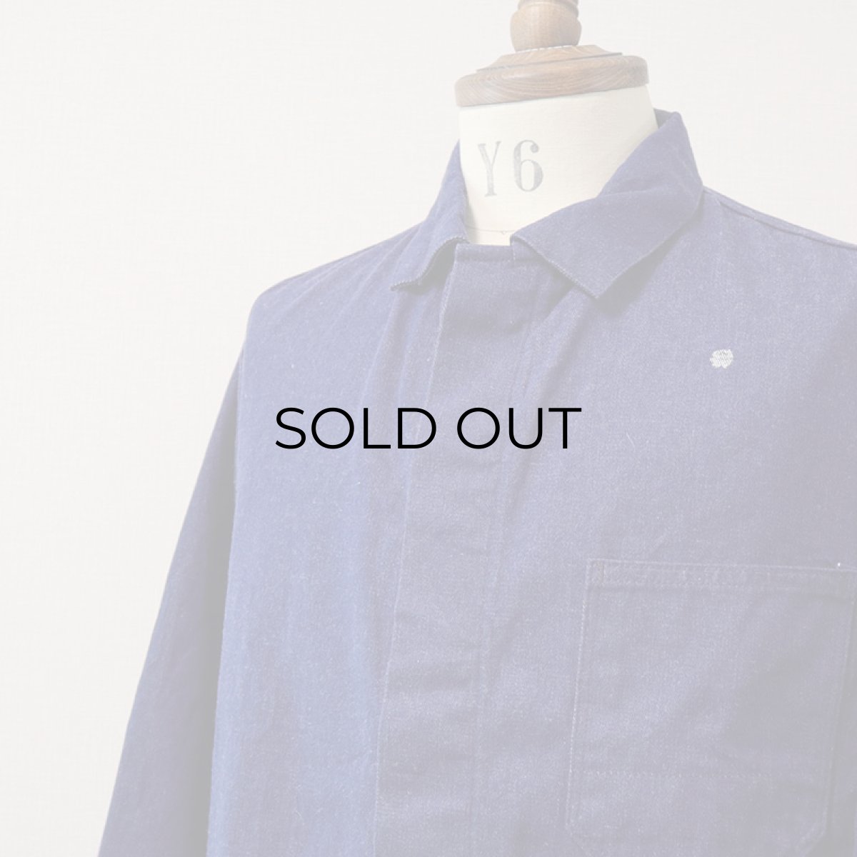 画像4: OLD MERK COTTON DENIM GERMAN WORK JACKET (4)