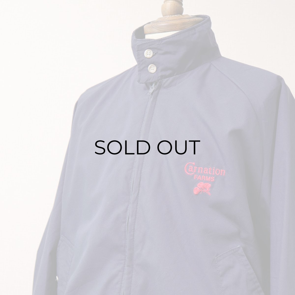 画像4: 〜80's K-BRAND G9 style ZIP HARRINGTON JACKET (4)