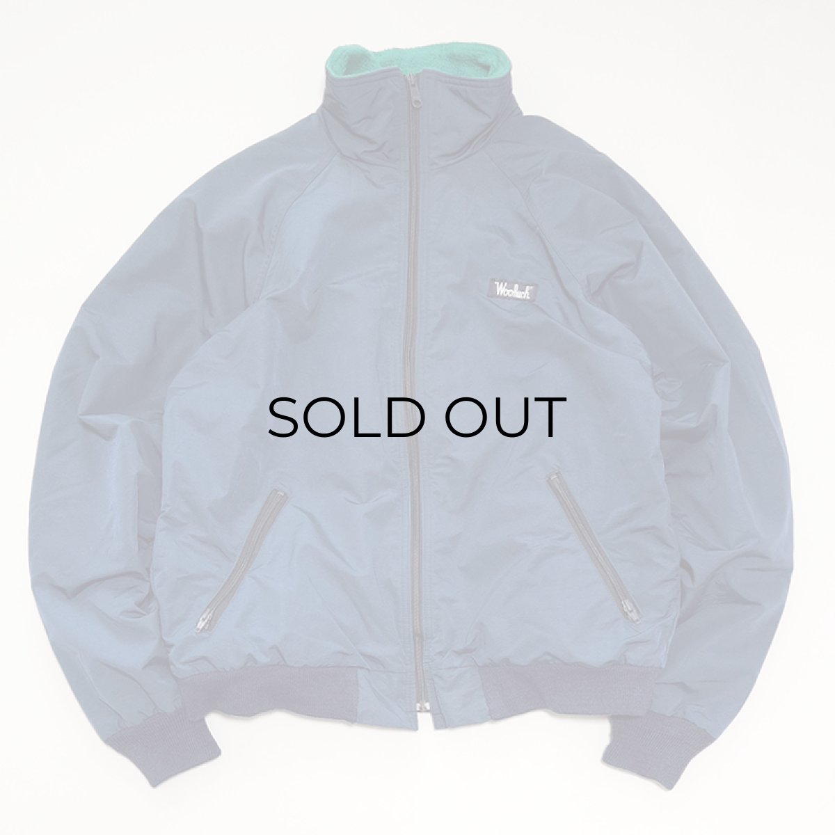 画像4: 80's Woolrich NYLON SHELL FLEECE LINING ZIP BLOUSON (4)