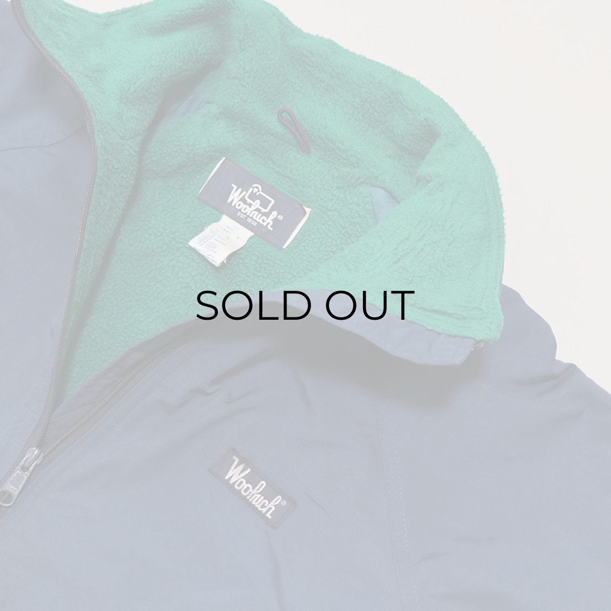 画像7: 80's Woolrich NYLON SHELL FLEECE LINING ZIP BLOUSON (7)