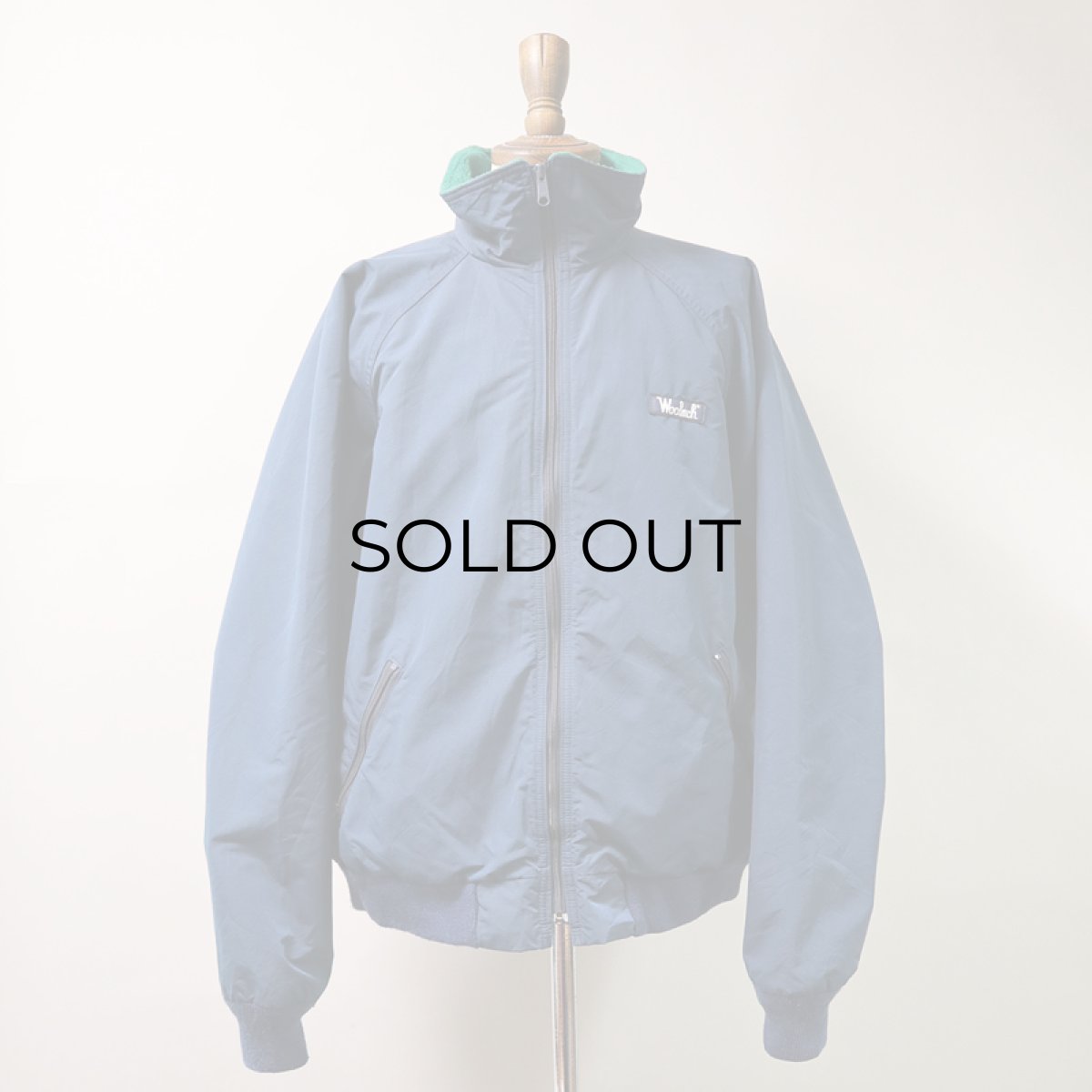 画像1: 80's Woolrich NYLON SHELL FLEECE LINING ZIP BLOUSON (1)