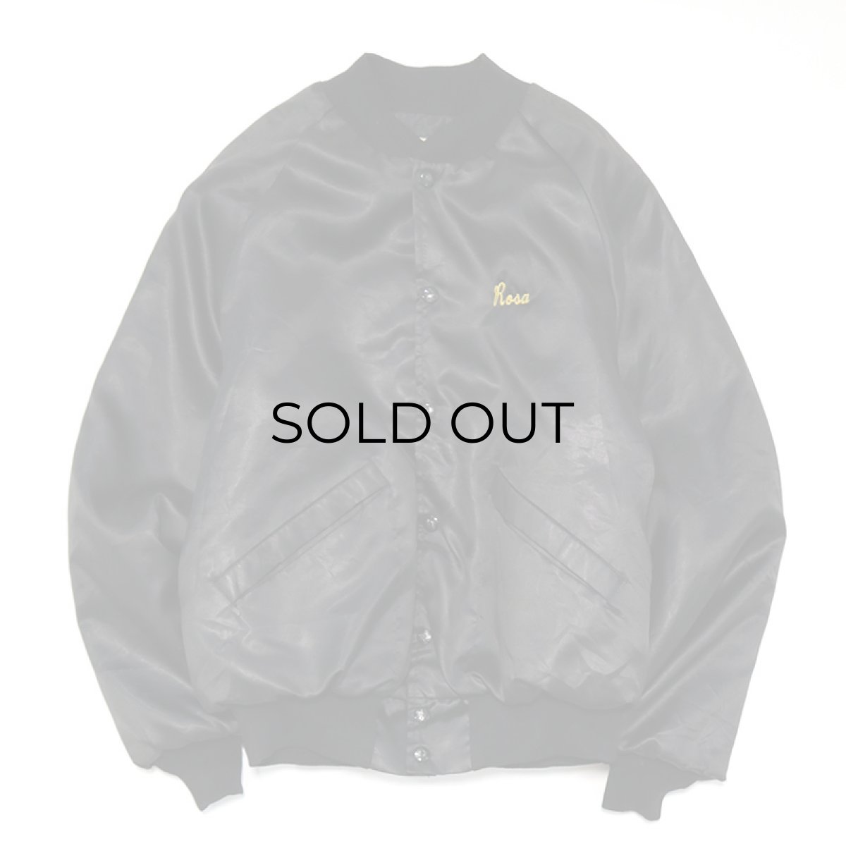 画像2: 〜80's King Louie NYLON QUILTED LINING EMBROIDERED SNAP BLOUSON "EXECUTIVES" (2)