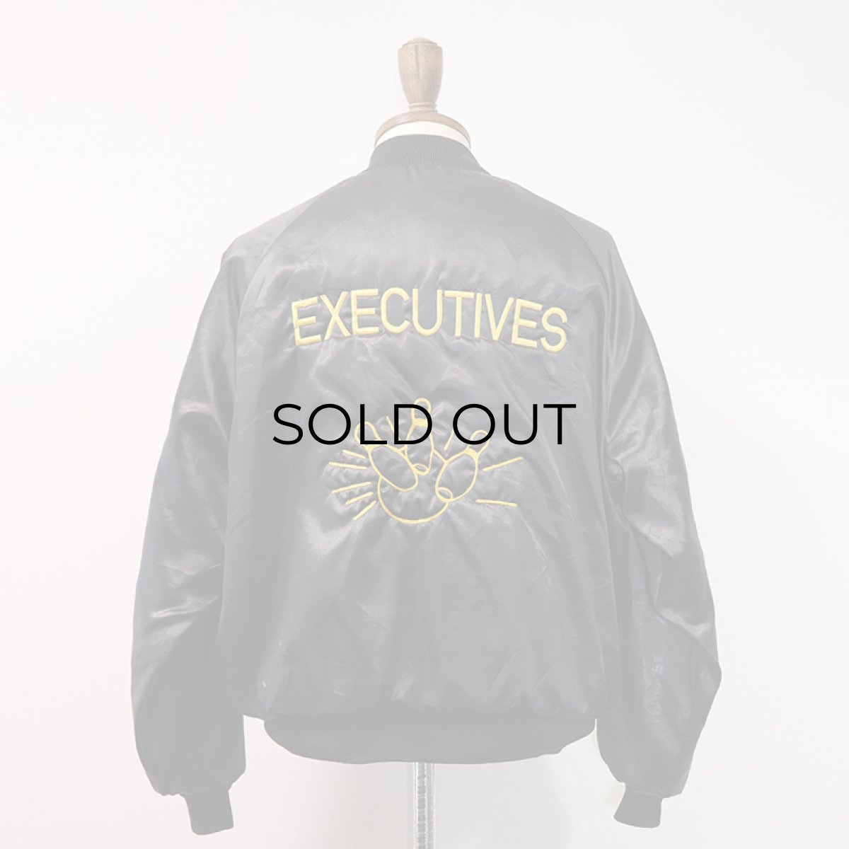 画像12: 〜80's King Louie NYLON QUILTED LINING EMBROIDERED SNAP BLOUSON "EXECUTIVES" (12)