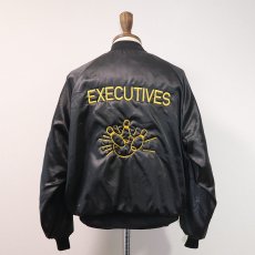 画像12: 〜80's King Louie NYLON QUILTED LINING EMBROIDERED SNAP BLOUSON "EXECUTIVES" (12)