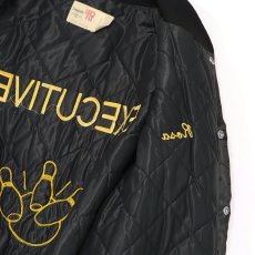 画像6: 〜80's King Louie NYLON QUILTED LINING EMBROIDERED SNAP BLOUSON "EXECUTIVES" (6)