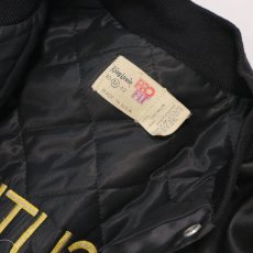 画像7: 〜80's King Louie NYLON QUILTED LINING EMBROIDERED SNAP BLOUSON "EXECUTIVES" (7)