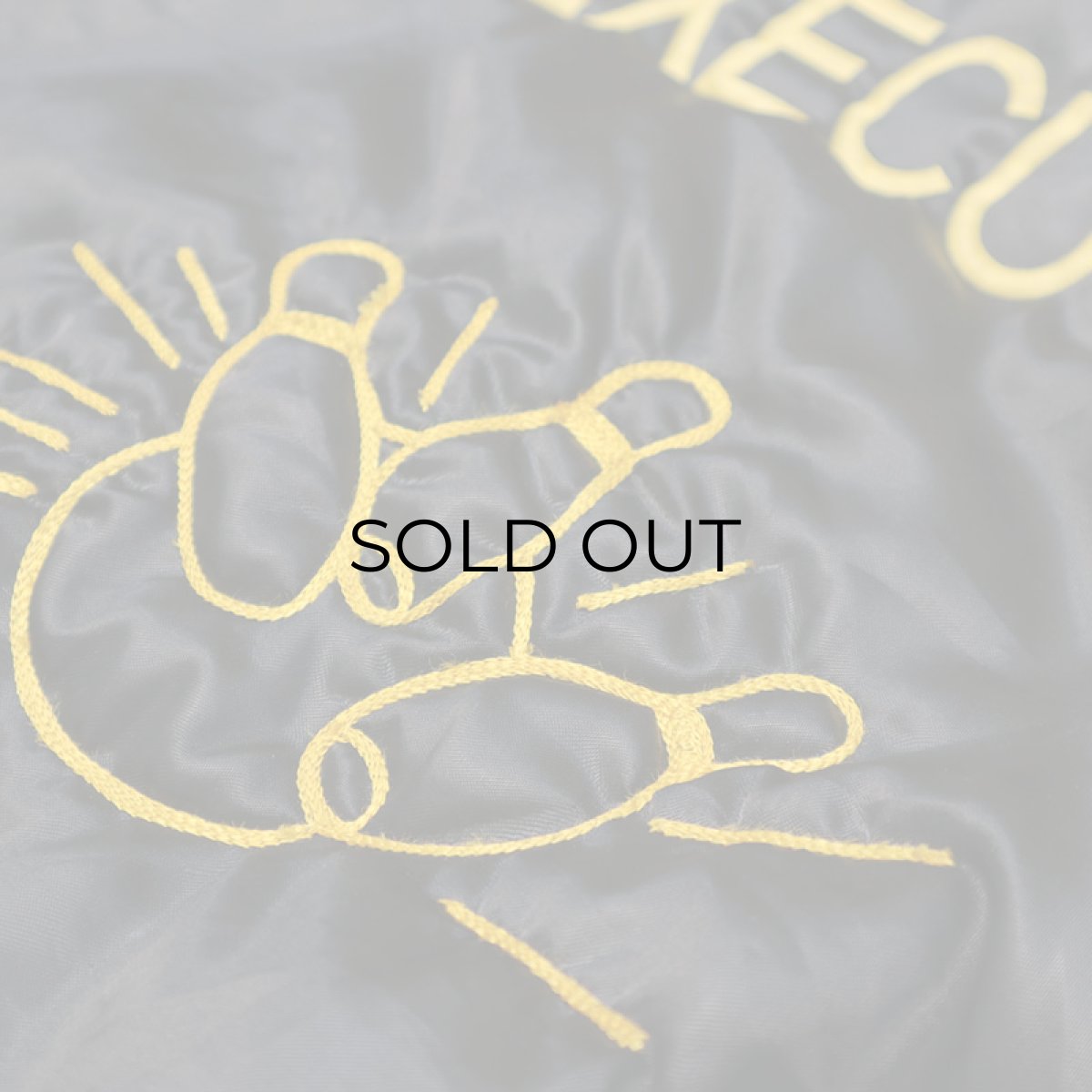 画像8: 〜80's King Louie NYLON QUILTED LINING EMBROIDERED SNAP BLOUSON "EXECUTIVES" (8)