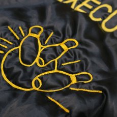 画像8: 〜80's King Louie NYLON QUILTED LINING EMBROIDERED SNAP BLOUSON "EXECUTIVES" (8)
