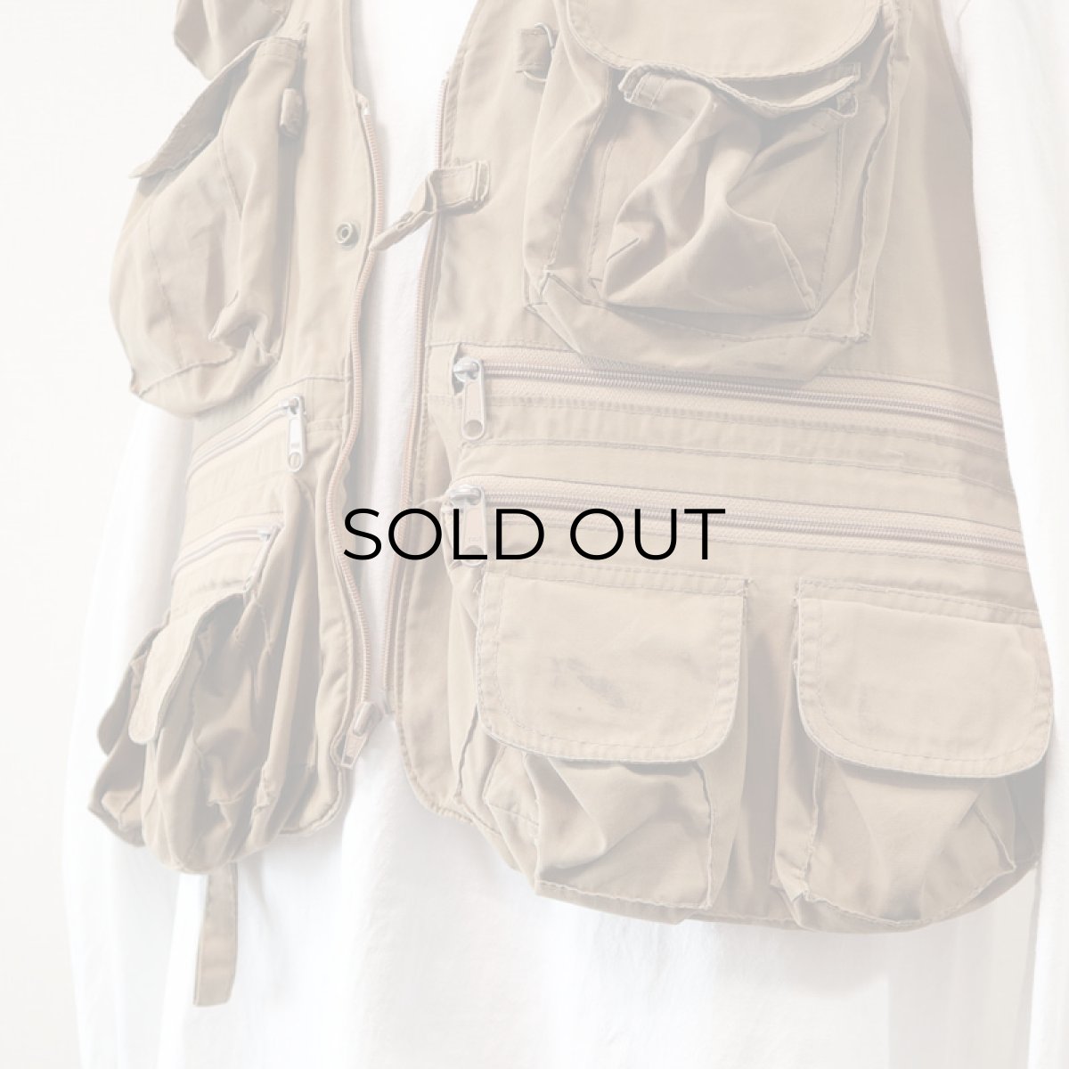 画像11: 80's nesco FISHING VEST (11)