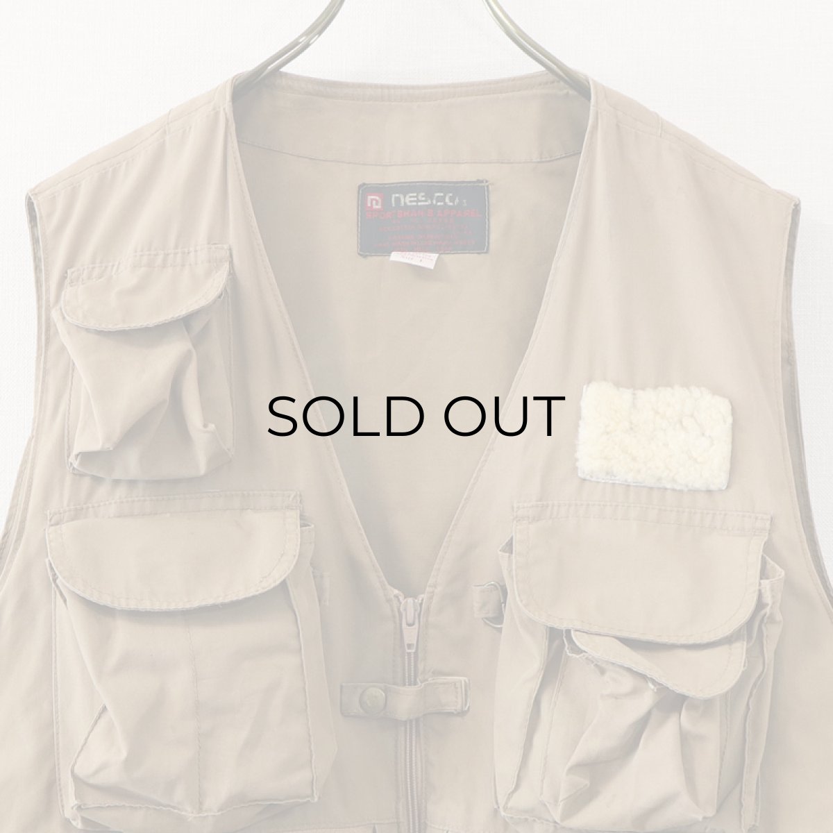 画像5: 80's nesco FISHING VEST (5)