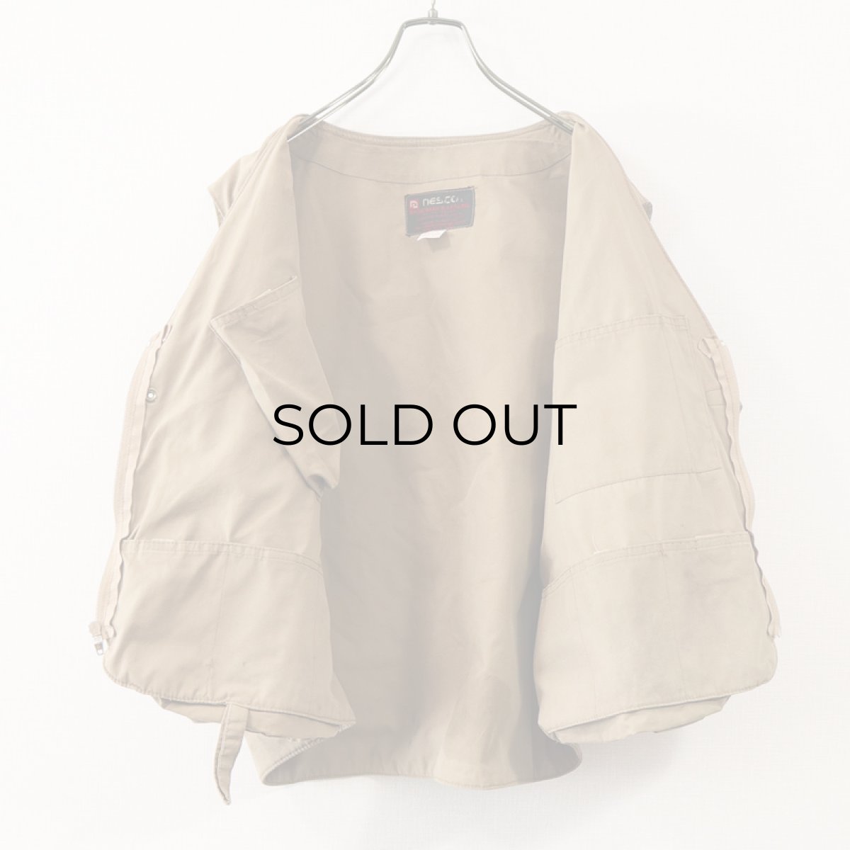 画像2: 80's nesco FISHING VEST (2)