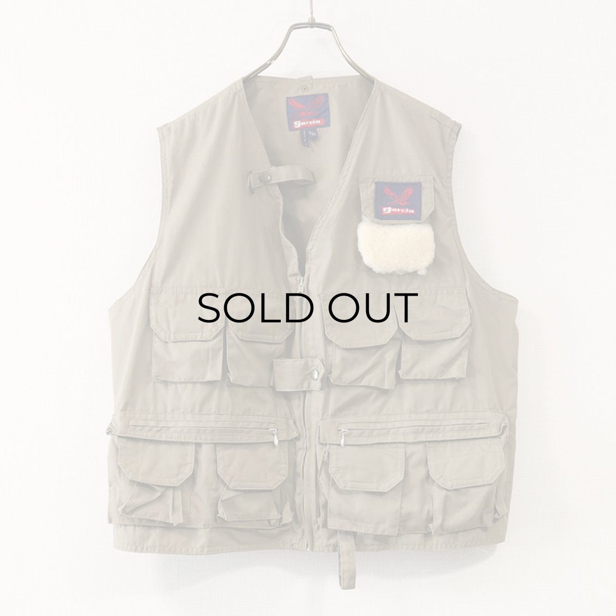 画像1: 80's garcia FISHING VEST (1)