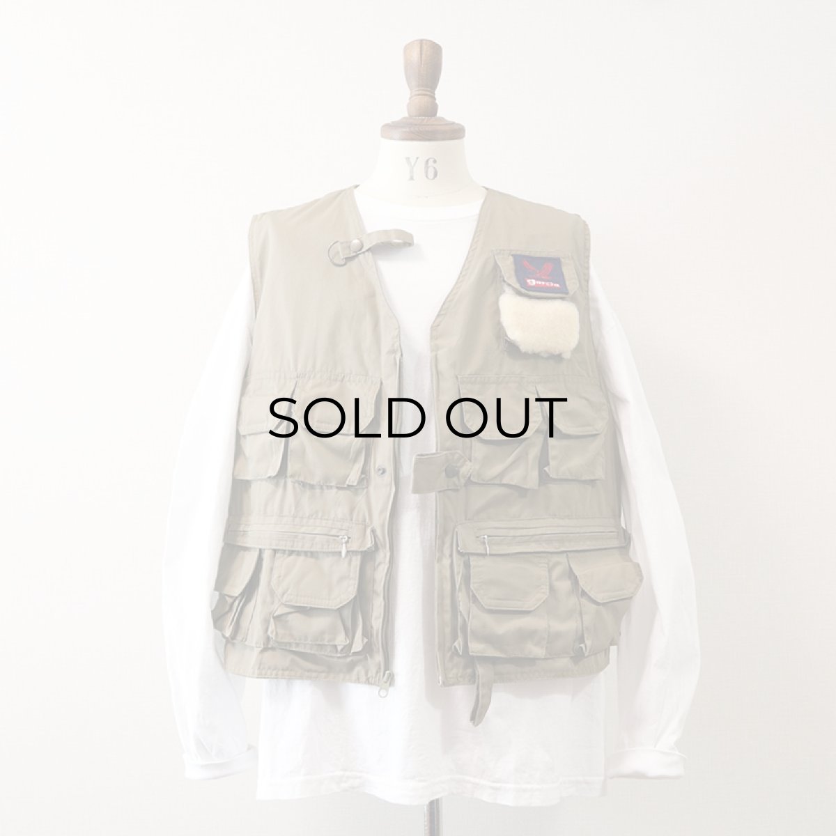 画像12: 80's garcia FISHING VEST (12)