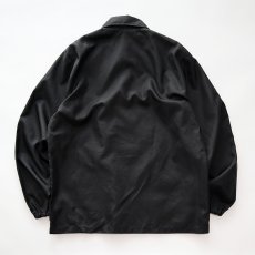 画像2: 〜90's HOLLOWAY BLACK NYLON SNAP COACH JACKET (2)