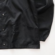 画像6: 〜90's HOLLOWAY BLACK NYLON SNAP COACH JACKET (6)