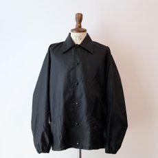 画像9: 〜90's HOLLOWAY BLACK NYLON SNAP COACH JACKET (9)