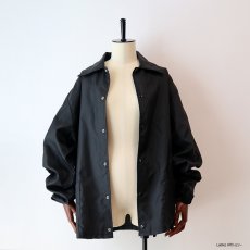 画像12: 〜90's HOLLOWAY BLACK NYLON SNAP COACH JACKET (12)