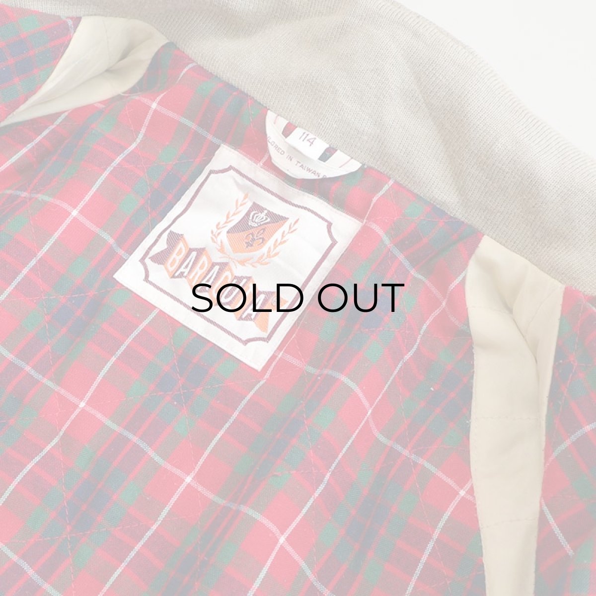 画像11: 〜80's BARACUTA "G9" CHECK QUILTED LINING ZIP HARRINGTON JACKET (11)