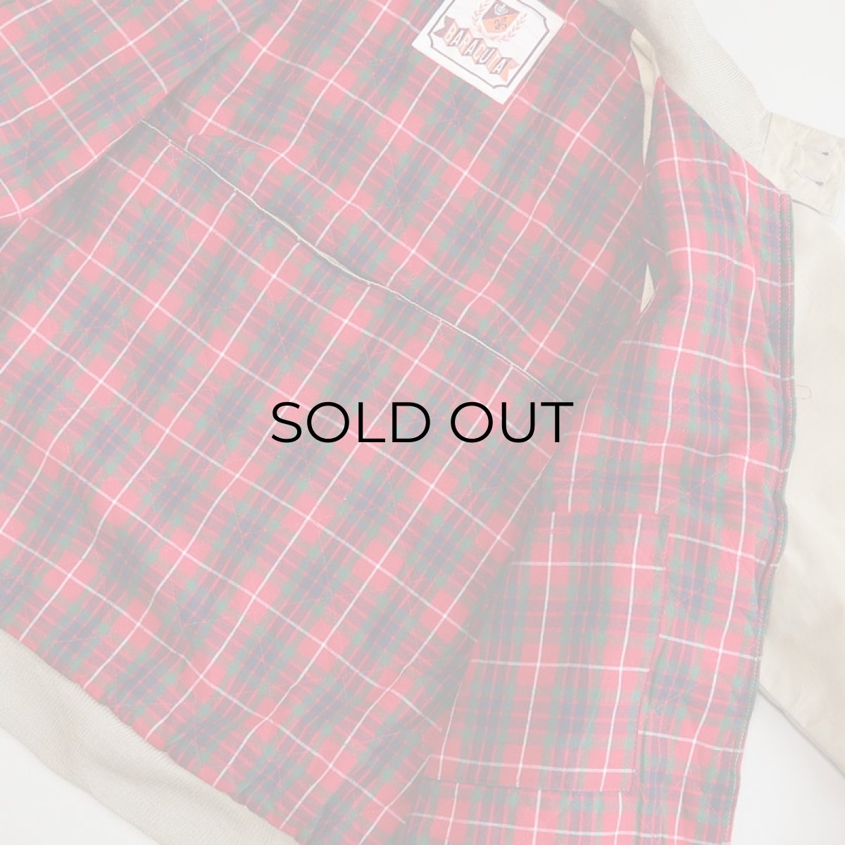 画像10: 〜80's BARACUTA "G9" CHECK QUILTED LINING ZIP HARRINGTON JACKET (10)