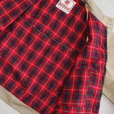 画像10: 〜80's BARACUTA "G9" CHECK QUILTED LINING ZIP HARRINGTON JACKET (10)