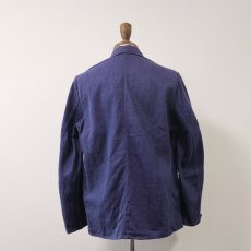 画像3: OLD UNKNOWN BRAND COTTON DENIM GERMAN WORK JACKET (3)