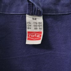 画像9: OLD rofa COTTON TWILL GERMAN WORK JACKET (9)