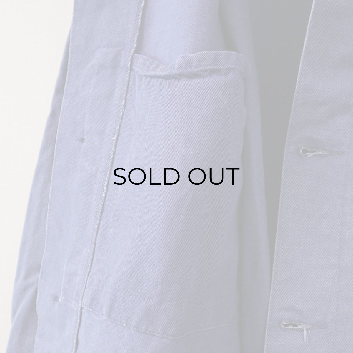 画像10: OLD rofa COTTON TWILL GERMAN WORK JACKET (10)