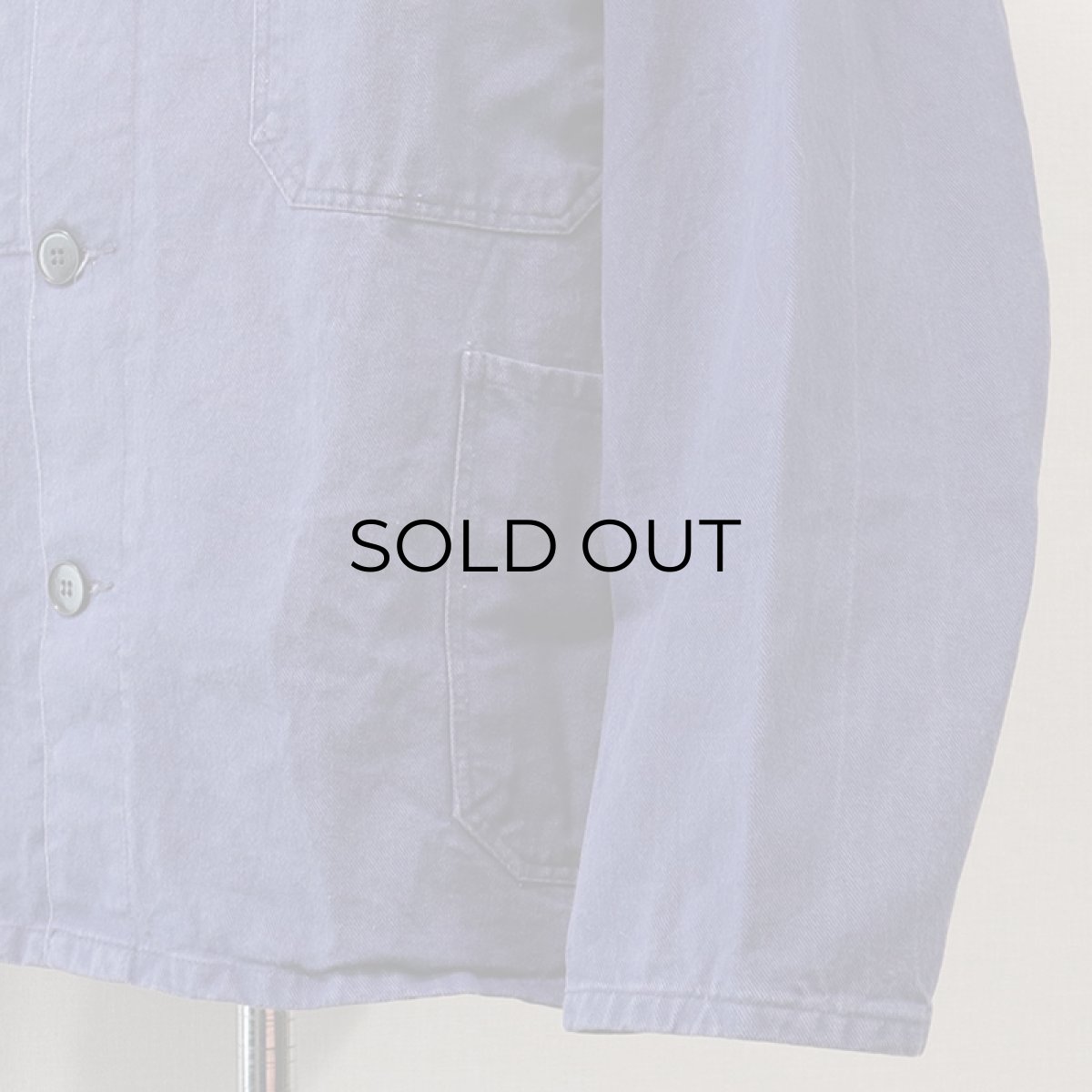 画像5: OLD rofa COTTON TWILL GERMAN WORK JACKET (5)