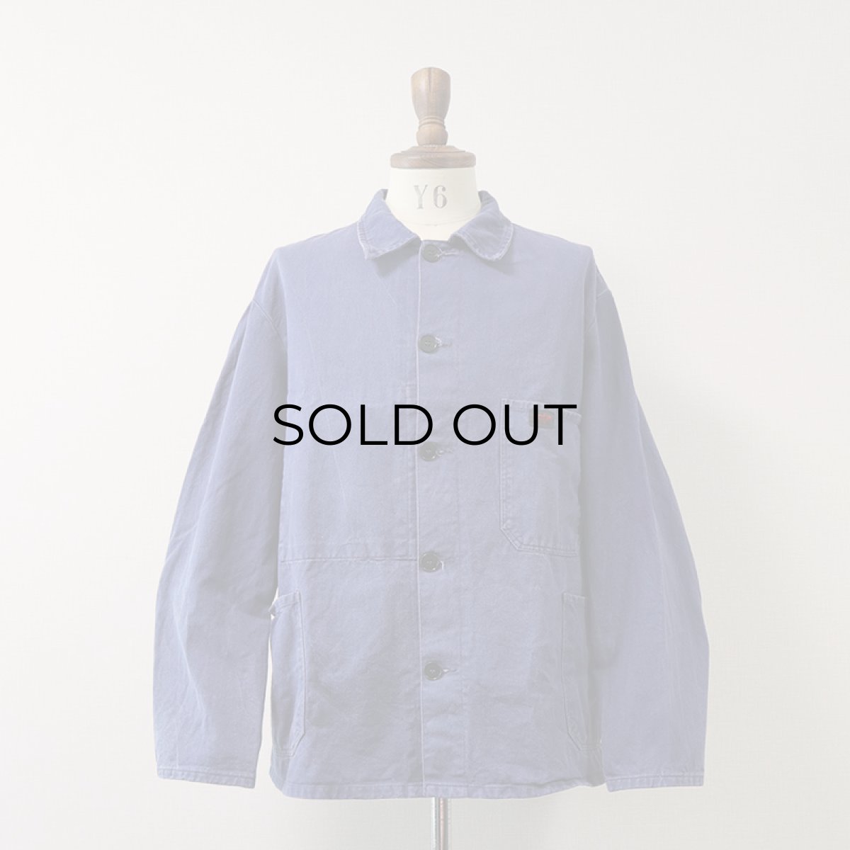 画像1: OLD rofa COTTON TWILL GERMAN WORK JACKET (1)