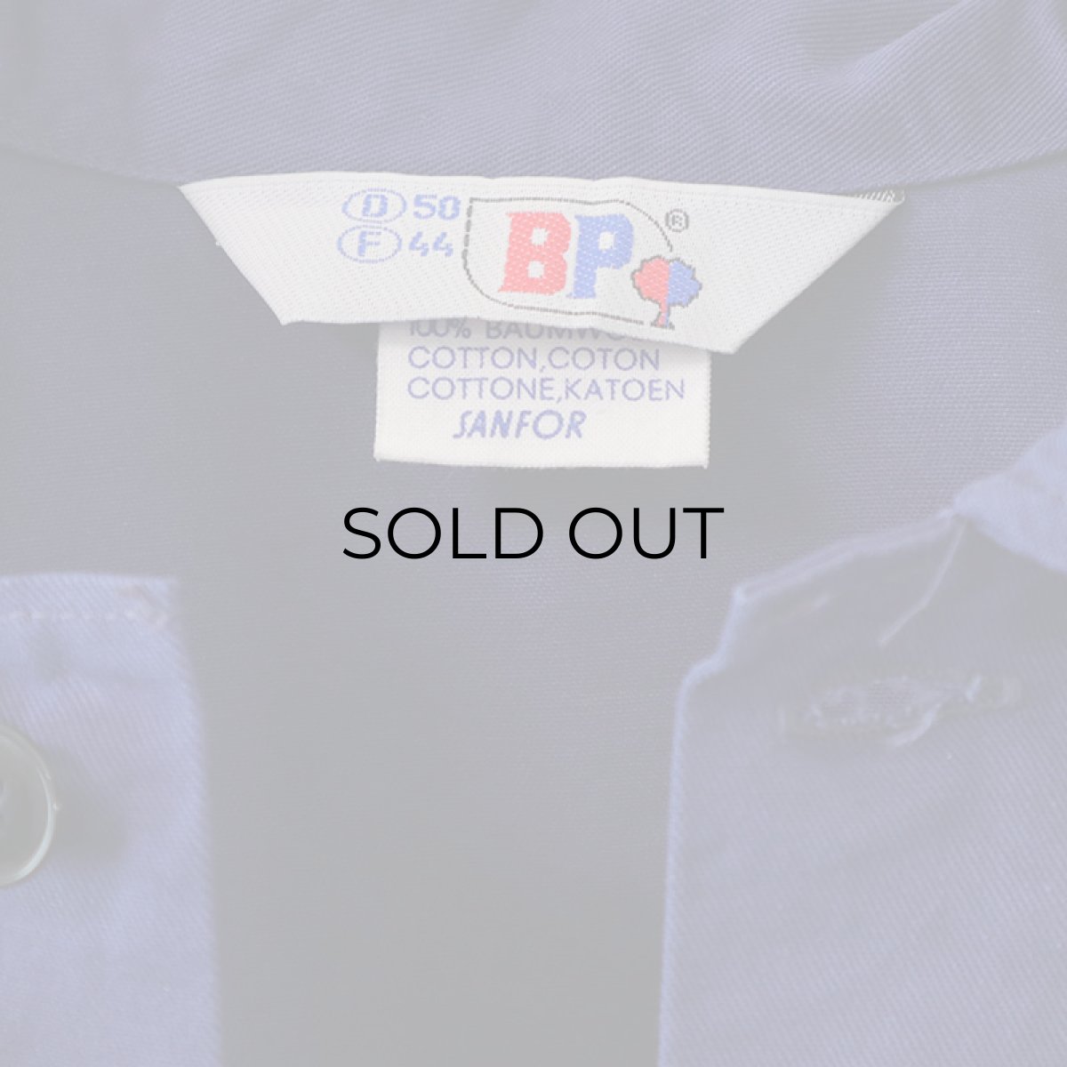 画像9: OLD BP COTTON TWILL GERMAN WORK JACKET "DEADSTOCK" (9)