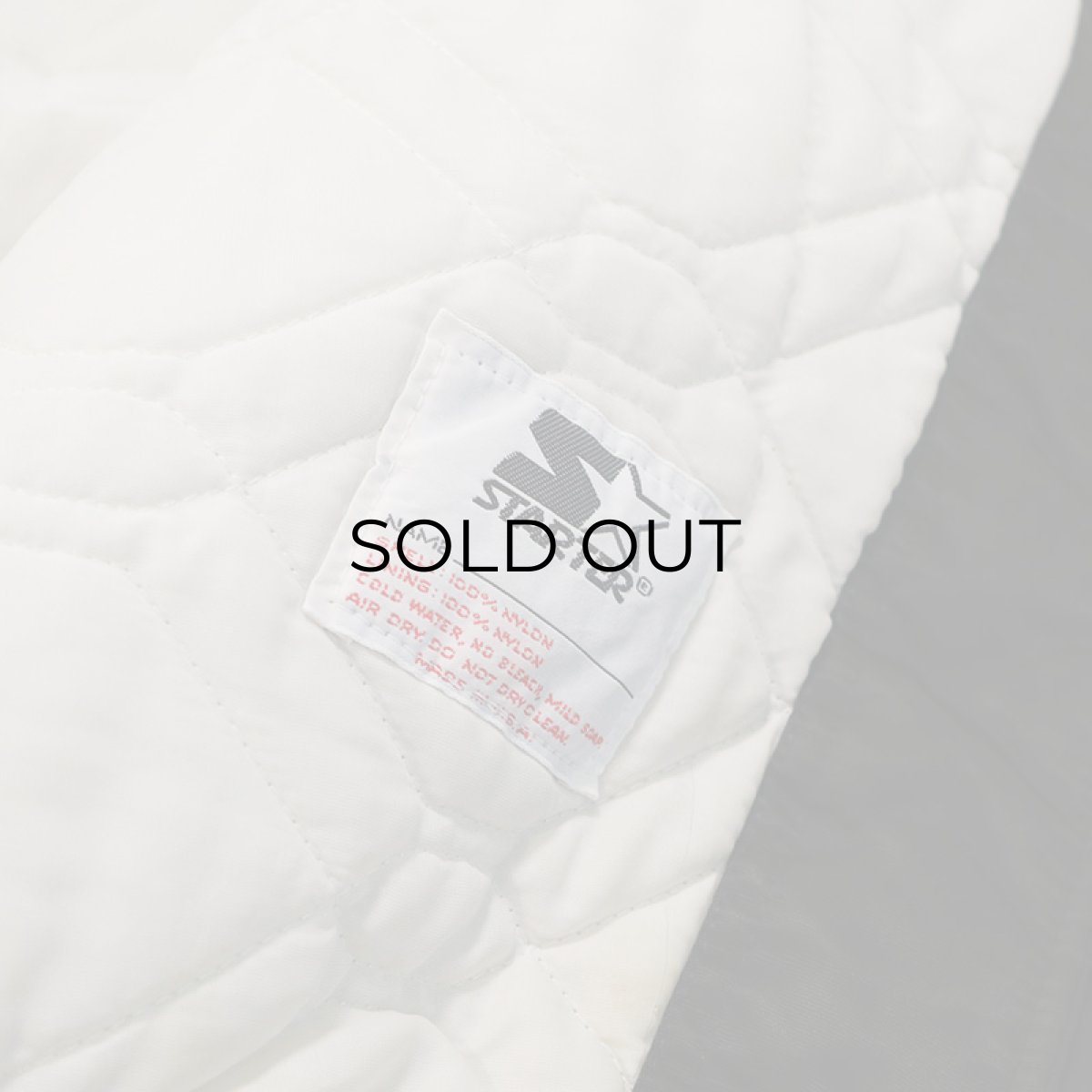 画像10: 〜90's STARTER NYLON QUILTED LINING SNAP BLOUSON (10)