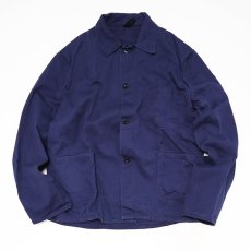 画像1: OLD UNKNOWN BRAND COTTON TWILL GERMAN WORK JACKET (1)