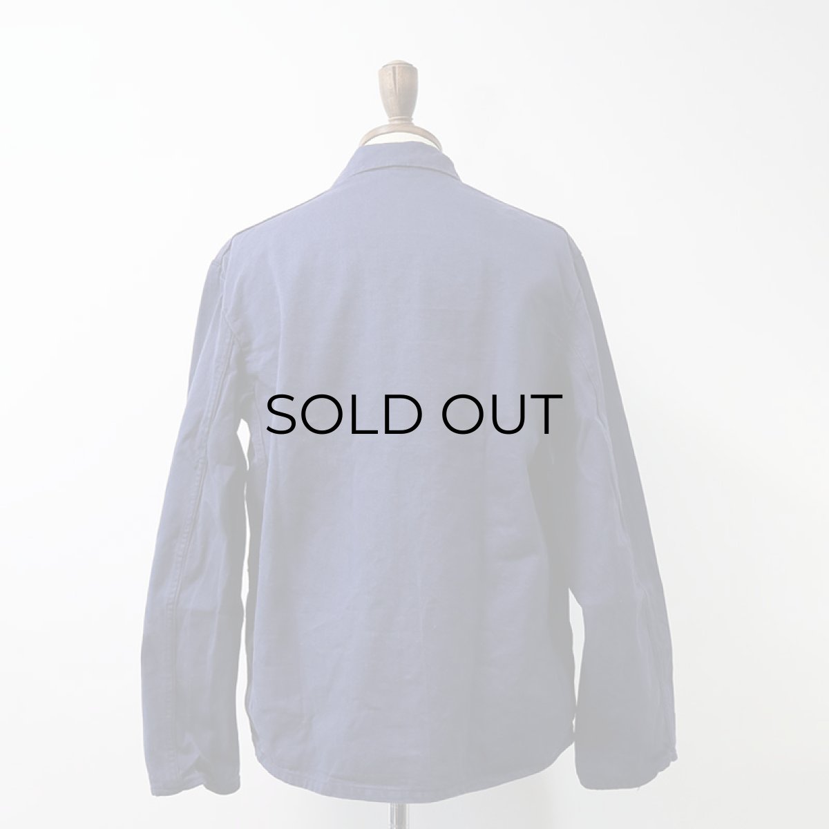 画像10: OLD UNKNOWN BRAND COTTON TWILL GERMAN WORK JACKET (10)