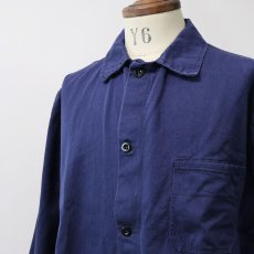 画像6: OLD UNKNOWN BRAND COTTON TWILL GERMAN WORK JACKET (6)