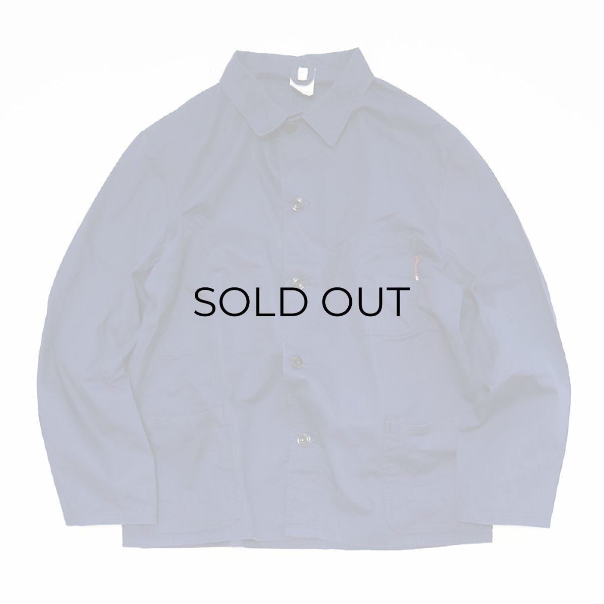 画像1: OLD Pionier COTTON HERRINGBONE TWILL GERMAN WORK JACKET (1)
