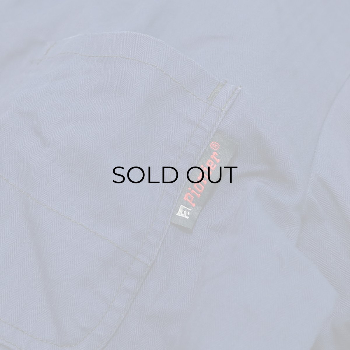 画像6: OLD Pionier COTTON HERRINGBONE TWILL GERMAN WORK JACKET (6)