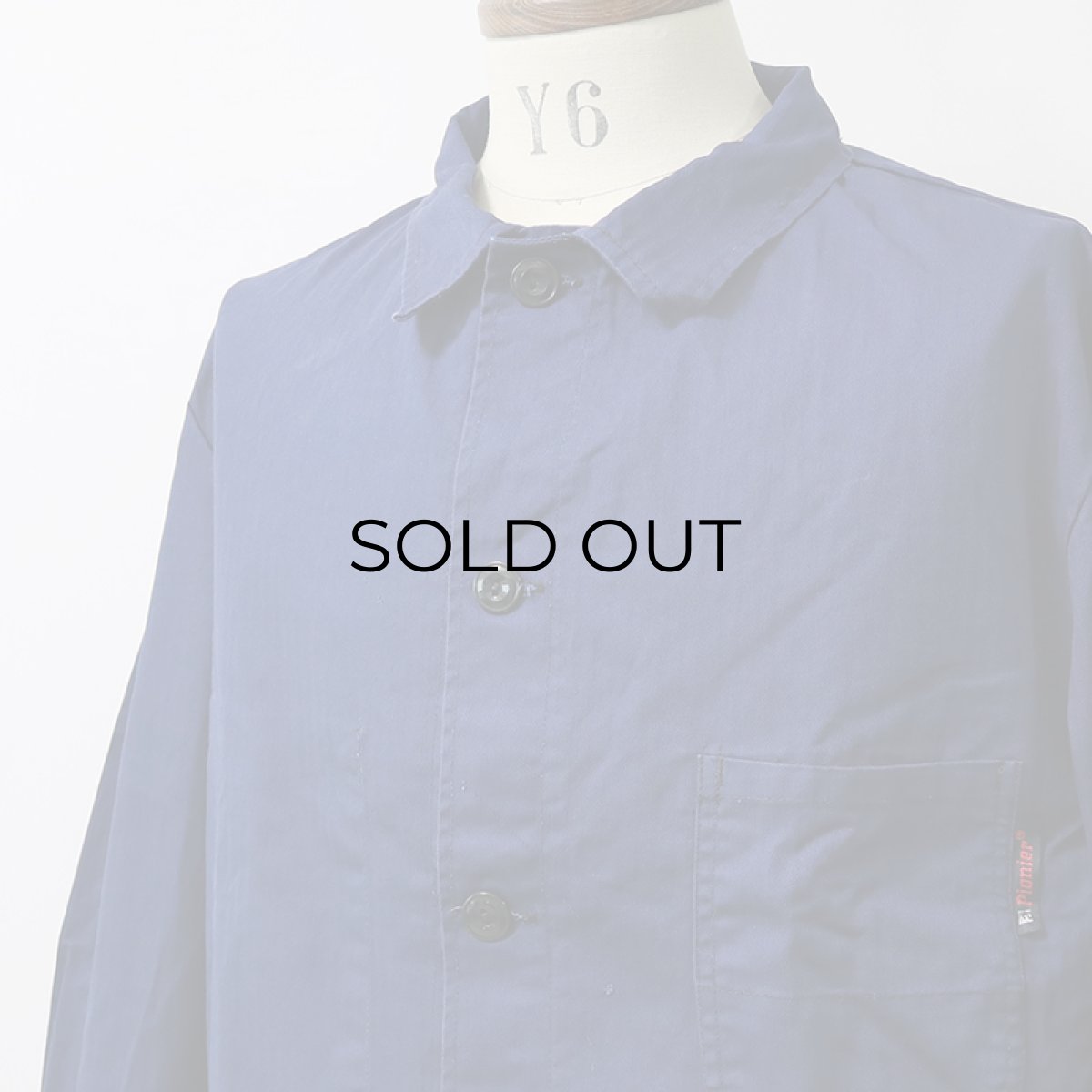 画像11: OLD Pionier COTTON HERRINGBONE TWILL GERMAN WORK JACKET (11)