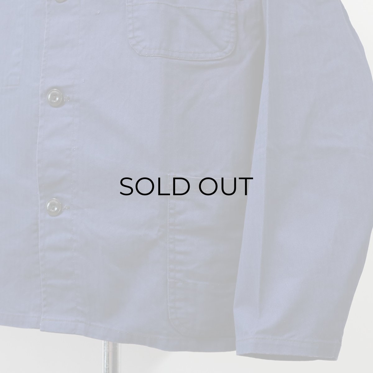 画像12: OLD Pionier COTTON HERRINGBONE TWILL GERMAN WORK JACKET (12)