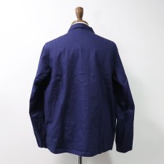 画像8: OLD UNKNOWN BRAND COTTON HERRINGBONE TWILL GERMAN WORK JACKET (8)