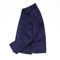 画像2: OLD UNKNOWN BRAND COTTON HERRINGBONE TWILL GERMAN WORK JACKET (2)