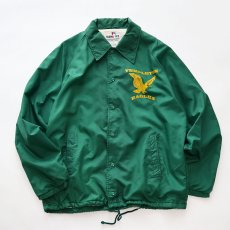 画像1: 〜90's WARM UP NYLON FLANNEL LINING W-PRINT SNAP COACH JACKET "TEMPLETON EAGLES" (1)