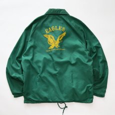 画像2: 〜90's WARM UP NYLON FLANNEL LINING W-PRINT SNAP COACH JACKET "TEMPLETON EAGLES" (2)