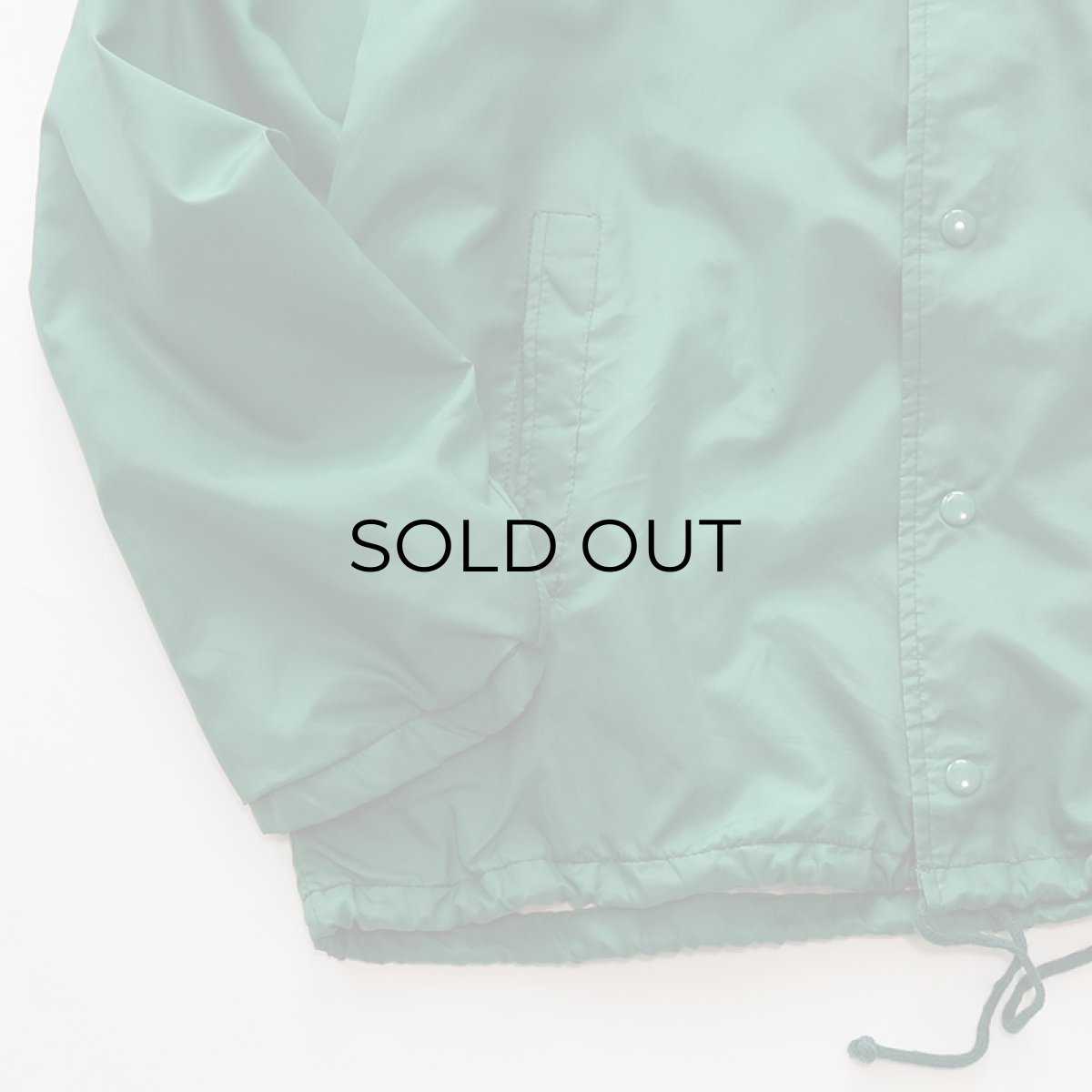 画像5: 〜90's WARM UP NYLON FLANNEL LINING W-PRINT SNAP COACH JACKET "TEMPLETON EAGLES" (5)