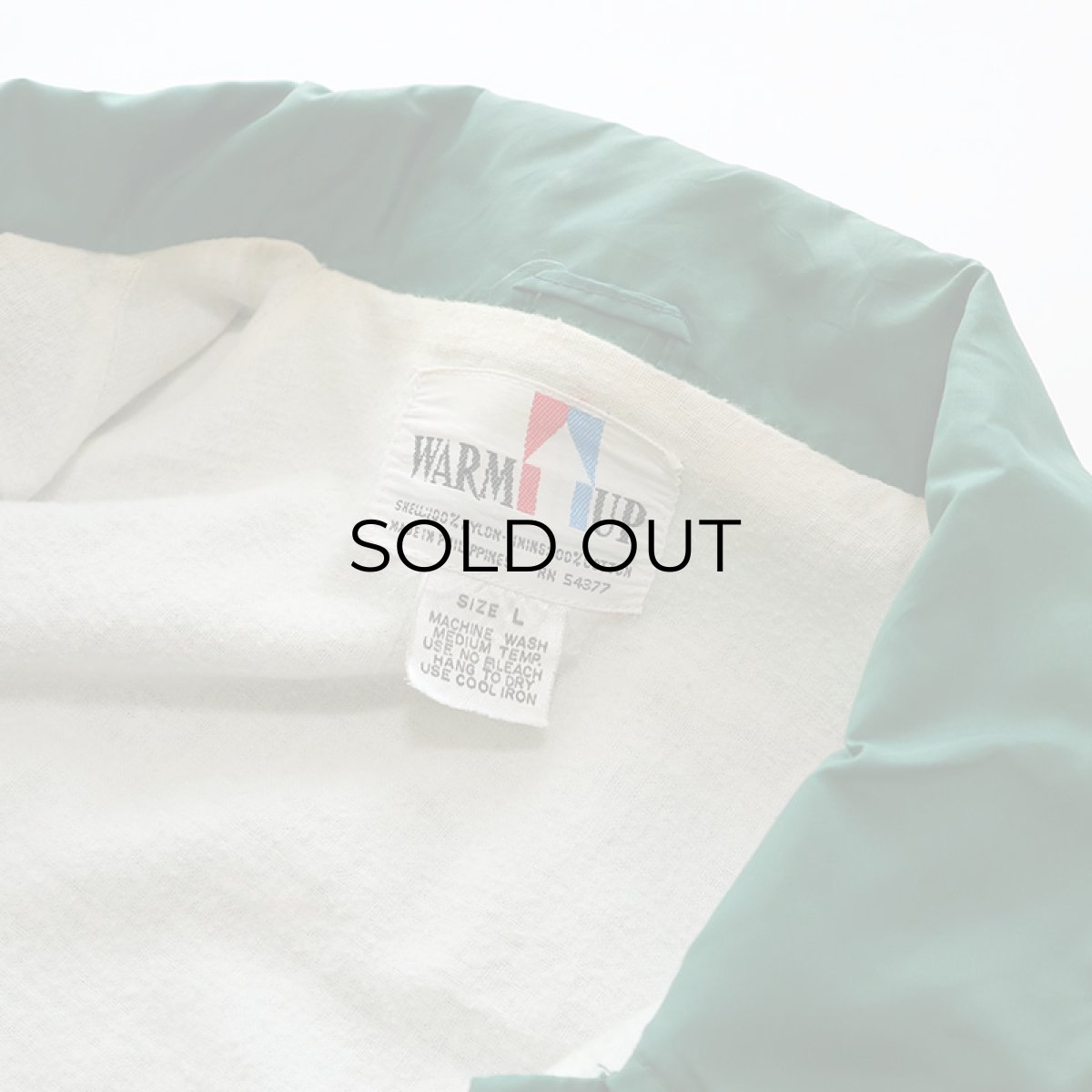 画像7: 〜90's WARM UP NYLON FLANNEL LINING W-PRINT SNAP COACH JACKET "TEMPLETON EAGLES" (7)