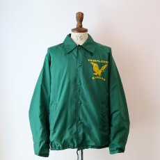 画像11: 〜90's WARM UP NYLON FLANNEL LINING W-PRINT SNAP COACH JACKET "TEMPLETON EAGLES" (11)