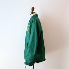 画像12: 〜90's WARM UP NYLON FLANNEL LINING W-PRINT SNAP COACH JACKET "TEMPLETON EAGLES" (12)