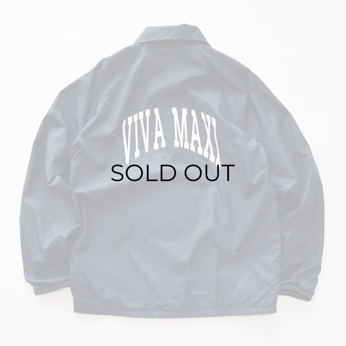 画像2: 〜80's King Louie NYLON FLANNEL LINING W-PRINT SNAP COACH JACKET "VIVA MAXI" (2)