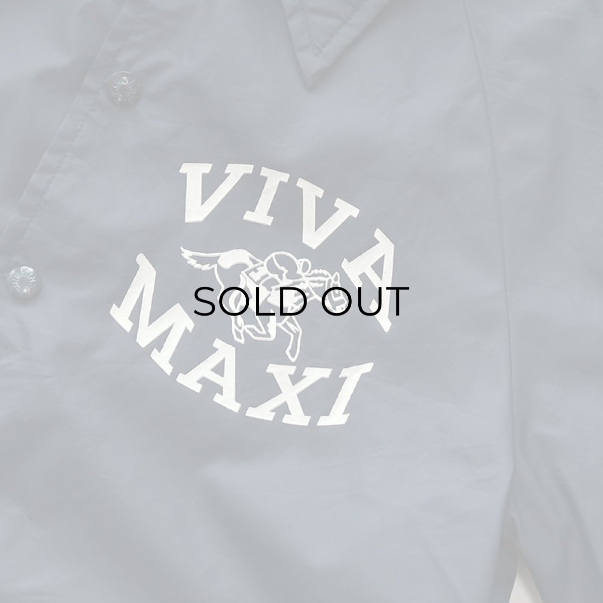 画像7: 〜80's King Louie NYLON FLANNEL LINING W-PRINT SNAP COACH JACKET "VIVA MAXI" (7)