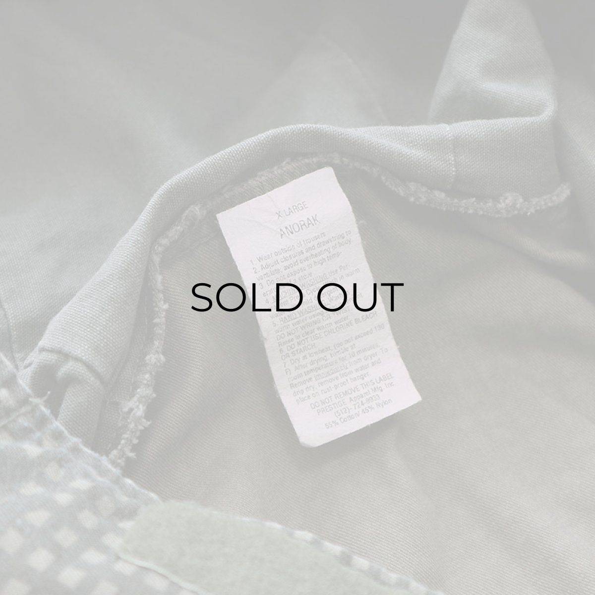 画像9: 〜90's US ARMY DESERT NIGHT CAMOUFLAGE PULLOVER ANORAK PARKA (9)